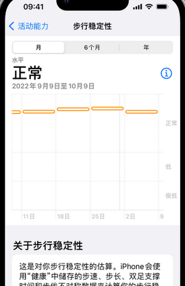 晋城iPhone手机维修如何在iPhone开启'步行稳定性通知'