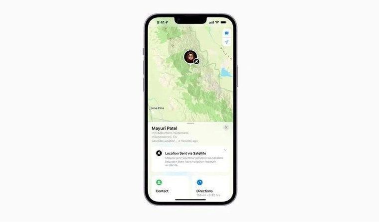 晋城苹果14维修分享iPhone14系列中 FindMy功能通过卫星分享位置方法教程 